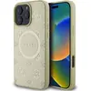 Image de Guess GUHMP16LPSAPSMED iPhone 16 Pro 6,3 "z oty/gold HC MagSafe Safiano Peony Classic Logo (Apple iPhone 16 Pro), Coque pour téléphone portable, Or, Jaune