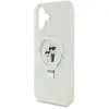 Image de Karl Lagerfeld iPhone 16 Ringstand Karl et Choupette Étui MagSafe (Apple iPhone 16), Coque pour téléphone portable, Blanc