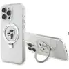 Image de Karl Lagerfeld iPhone 16 Pro Max Ringstand Karl et Choupette Étui MagSafe (Apple iPhone 16 Pro Max), Coque pour téléphone portable, Blanc