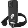 Image de Karl Lagerfeld KLHCP16SSAKCPBK iPhone 16 6.1" czarny/black hardcase Saffiano Karl&Choupette Metal P (Apple iPhone 16), Coque pour téléphone portable, Noir