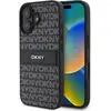Image de DKNY DKHCP16SPRTHSLK iPhone 16 6.1" czarny/black hardcase texture pattern tonal stripe (Apple iPhone 16), Coque pour téléphone portable, Blanc, Noir