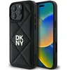 Image de DKNY DKHCP16LPQDSLK iPhone 16 Pro 6.3" czarny/black Logo de la pile matelassée (Apple iPhone 16 Pro), Coque pour téléphone portable, Noir