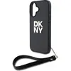 Image de DKNY DKHCP16SPBSWSK iPhone 16 6.1" czarny/black hardcase Wrist Strap Stock Logo (Apple iPhone 16), Coque pour téléphone portable, Noir