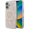 Image de Guess GUHMP16SH4STP iPhone 16 6.1" ró owy/pink hardcase IML 4G MagSafe (Apple iPhone 16), Coque pour téléphone portable, Pink