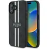 Image de Guess GUHMP16SP4RPSK iPhone 16 6.1" czarny/black hardcase 4G Printed Stripes MagSafe (Apple iPhone 16), Coque pour téléphone portable, Noir