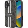 Image de Guess GUHMP16SP4RPSW iPhone 16 br zowy/brown MagSafe 4G Printed Stripes (Apple iPhone 16), Coque pour téléphone portable, Marron
