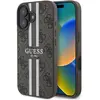 Image de Guess GUHMP16MP4RPSW iPhone 16 Plus br zowy/brown MagSafe 4G Printed Stripes (Apple iPhone 16 Plus), Coque pour téléphone portable, Marron
