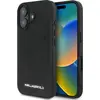 Image de Karl Lagerfeld iPhone 16 PU Étui à motifs matelassé (Apple iPhone 16), Coque pour téléphone portable, Noir