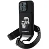 Image de Karl Lagerfeld Coque De Téléphone Saffiano Crossbody Strap Karl And Choupette Iphone 16 Pro