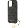 Image de Guess Étui à breloques 4G pour iPhone 16 Pro Max Tone on Tone Brown (Apple iPhone 16 Pro Max), Coque pour téléphone portable, Marron