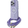 Image de Guess GUHMP16XHCTSGNSU iPhone 16 Pro Max 6.9" fioletowy/pourpre hardcase Cord Cord Script MagSa, Bandoulière pour smartphone, Violet