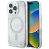 Image de Guess Étui Résine Gradient Glitter MagSafe na iPhone 16 Pro - srebrne (Apple iPhone 16 Pro), Coque pour téléphone portable, Argent, Gris