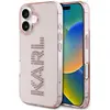 Image de Karl Lagerfeld Case IML Rhinestones Logo for iPhone 16 pink (Apple iPhone 16), Coque pour téléphone portable, Pink