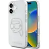 Image de Karl Lagerfeld IML Rhinestones Karl Head Case for iPhone 16 Clear (Apple iPhone 16), Coque pour téléphone portable, Transparent