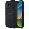 Image de Red Bull RBHMP16S24PUILVR iPhone 16 6.1" hardcase granatowy/navy Leather Red Ring MagSafe (Apple iPhone 16), Coque pour téléphone portable, Bleu, Noir