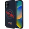 Image de Red Bull Case HC Silicone ORBR20 Logo Red Lining to iPhone 16 MagSafe navy blue (Apple iPhone 16), Coque pour téléphone portable, Bleu