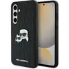 Image de Karl Lagerfeld KLHCFEPGKLKCPK FE S721 black/black hardcase Monogram Karl&Chaoupette H (Samsung Galaxy S24 FE), Coque pour téléphone portable, Noir