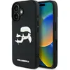 Image de Karl Lagerfeld HC 3D Rubber Double Heads iPhone 16 Case - Black (Apple iPhone 16), Coque pour téléphone portable, Noir
