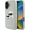 Image de Karl Lagerfeld HC 3D Rubber Double Heads iPhone 16 Case - Beige (Apple iPhone 16), Coque pour téléphone portable, Beige