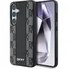 Image de DKNY Case Leather Checkered Pattern MagSafe for Samsung Galaxy S25 black (Samsung Galaxy S25), Coque pour téléphone portable, Noir