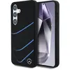 Image de Mercedes Silicone Contrasted Curves MagSafe Case for Samsung Galaxy S25 - Black (Samsung Galaxy S25), Coque pour téléphone portable, Noir