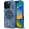 Image de Guess Case 4G Circle Classic Logo MagSafe for iPhone 16 Pro blue (Apple iPhone 16 Pro), Coque pour téléphone portable, Bleu