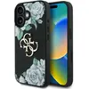 Image de Guess Case Grained Roses Big 4G logo for iPhone 16 black (Apple iPhone 16), Coque pour téléphone portable, Noir