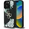 Image de Guess Case Grained Roses Big 4G logo for iPhone 16 Pro black (Apple iPhone 16 Pro), Coque pour téléphone portable, Noir