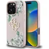 Image de Guess Case Grained Roses Big 4G logo for iPhone 16 Pro pink (Apple iPhone 16 Pro), Coque pour téléphone portable, Rose, Pink