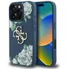 Image de Guess Case Grained Roses Big 4G logo for iPhone 16 Pro blue (Apple iPhone 16 Pro), Coque pour téléphone portable, Bleu