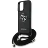 Image de Guess 4G Big Logo Cord Stap Crossbody für Apple iPhone 16 - black (Apple iPhone 16), Coque pour téléphone portable, Noir