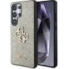 Image de Guess Etui Fixed Glitter Big 4G Metal Logo do Samsung Galaxy S25 Ultra zÅoty (Samsung Galaxy S25 Ultra), Coque pour téléphone portable, Or