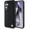 Image de BMW Leather Big Wordmark Case for Samsung Galaxy S25+ - Black (Samsung Galaxy S25+), Coque pour téléphone portable, Noir