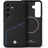 Image de BMW Leather Textured and Smooth MagSafe Case for Samsung Galaxy S25 - Black (Samsung Galaxy S25), Coque pour téléphone portable, Noir