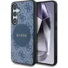 Image de Guess Etui 4G Round Patch Classic Logo MagSafe do Samsung Galaxy S25 Plus niebieski (Samsung Galaxy S25, Samsung Galaxy S25+), Coque pour téléphone portable, Bleu