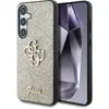 Image de Guess Etui Fixed Glitter Big 4G Metal Logo do Samsung Galaxy S25 zÅoty (Samsung Galaxy S25), Coque pour téléphone portable, Or