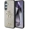 Image de Guess Etui Fixed Glitter Big 4G Metal Logo do Samsung Galaxy S25 Plus zÅoty (Samsung Galaxy S25), Coque pour téléphone portable, Or