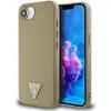 Image de Guess - Grained PU Triangle Logo MagSafe (GUHMPSE4PGTSPSW) - iPhone 16e - Brown (Apple iPhone 16e, Apple iPhone 17e), Coque pour téléphone portable, Marron