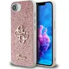 Image de Guess Back panel cover Apple PU Fixed Glitter 4G Metal Logo Case for iPhone SE4 Pink (Apple iPhone 16e), Coque pour téléphone portable, Pink, Rose