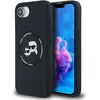 Image de Karl Lagerfeld Back panel cover - Liquid Silicone K&CH Heads MagSafe Case for iPhone SE4 Dark Blue (Apple iPhone 16e, Apple iPhone 17e), Coque pour téléphone portable, Noir, Bleu