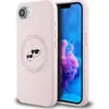 Image de Karl Lagerfeld Back panel cover - Liquid Silicone K&CH Heads MagSafe Case for iPhone SE4 Pink (Apple iPhone 16e, Apple iPhone 17e), Coque pour téléphone portable, Rose