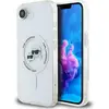 Image de Karl Lagerfeld Case IML Metal Karl & Choupette Heads MagSafe for iPhone 16e white (Apple iPhone 16e, Apple iPhone 17e), Coque pour téléphone portable, Blanc