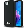 Image de Guess - Silicone Script Metal Logo (GUHMPSE4SMBSLK) - iPhone 16e - Black (Apple iPhone 16e, Apple iPhone 17e), Coque pour téléphone portable, Noir