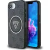 Image de Guess Case IML Metal Glitter 4G Circle Triangle MagSafe for iPhone 16e black (Apple iPhone 16e, Apple iPhone 17e), Coque pour téléphone portable, Noir