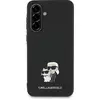 Image de Karl Lagerfeld Case Saffiano w/ K&C Metal Logo for Samsung Galaxy A36 black (Samsung Galaxy A36), Coque pour téléphone portable, Noir