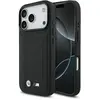 Image de BMW Etui M Quilted Logo MagSafe do iPhone 17 Pro czarny (Apple iPhone 17 Pro), Coque pour téléphone portable, Noir
