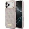 Image de Guess - Hardcase 4G Logo Plate MagSafe (GUHMP17XU4GPRP) - iPhone 17 Pro Max - Pink (Apple iPhone 17 Pro Max), Coque pour téléphone portable, Pink