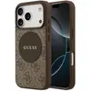 Image de Guess - 4G Circle Classic Logo MagSafe (GUHMP17LP4PGRSGW) - iPhone 17 Pro - Brown (Apple iPhone 17 Pro), Coque pour téléphone portable, Marron