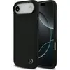 Image de Mercedes Leather Large Laurel Leave MagSafe Case for iPhone Air Black (Apple iPhone Air), Coque pour téléphone portable, Noir