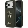 Image de Guess 4G Silicone Script Big Metal Logo Case für Apple iPhone 17 Pro Max - khaki (Apple iPhone 17 Pro Max), Coque pour téléphone portable, Vert